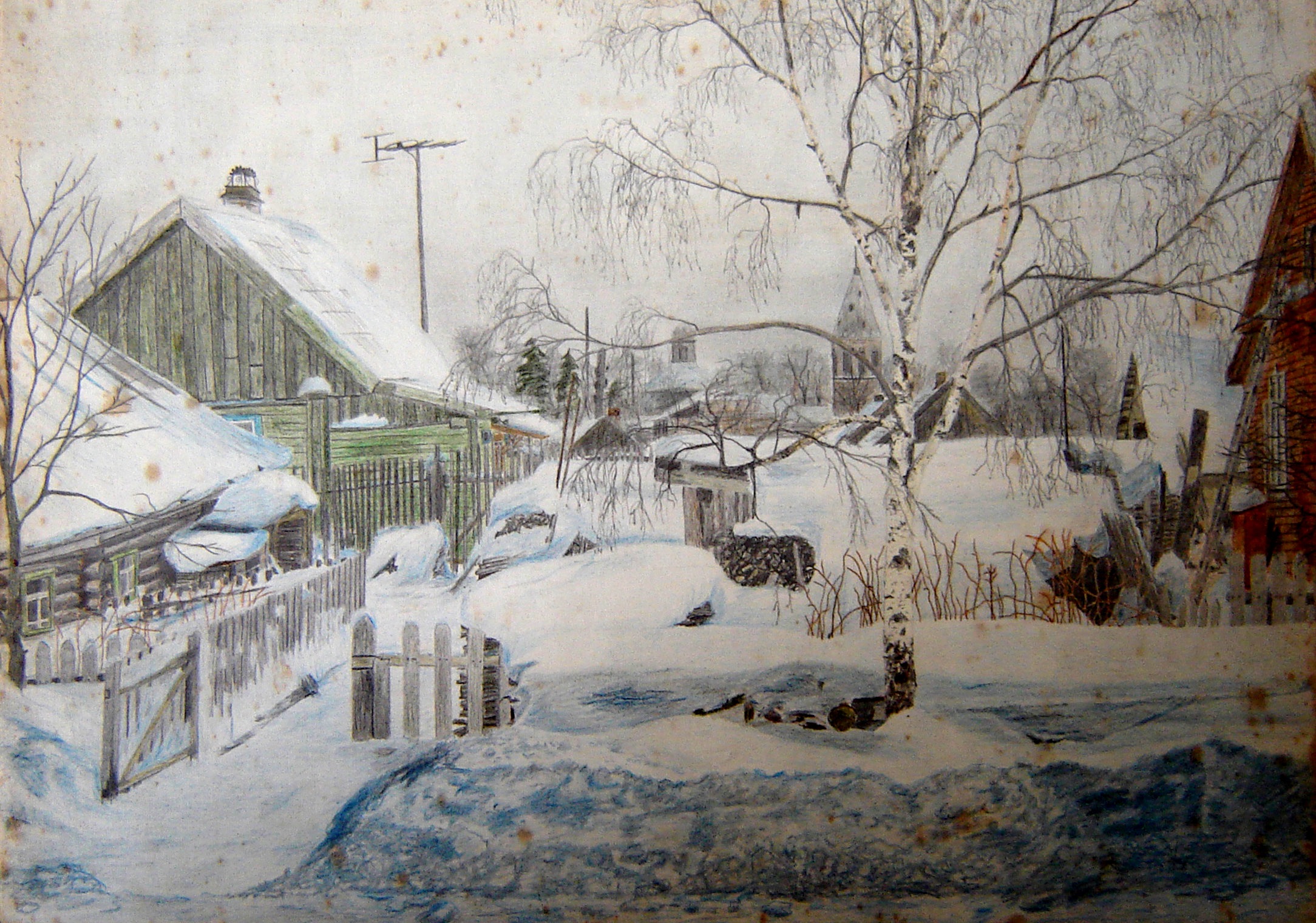 Картины с видами зимы